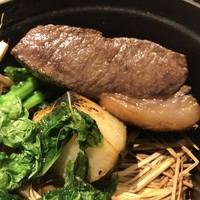 RISTORANTE IL NODO - 蝦夷鹿のグリル（ダッチオーブンで焼いたところ）