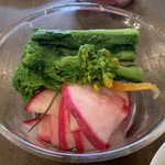 そば舎 あお - お通し