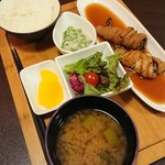 Tatsu-an - 長ネギの穴子巻き煮定食