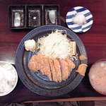 かつ丼多勝 - とんかつ定食（上ロース・１５０ｇ）：１２００円（税込）【２０１９年３月撮影】