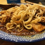 焼きそば専門 水ト - 麻婆焼きそばの麺②