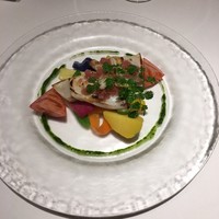 かえりやま - アオリイカと炙り野菜のサラダ