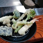 そば くら富 - 天ぷらざる蕎麦セット（ランチ）