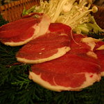 地獄温泉青風荘 - 猪鍋の具材