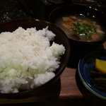 地獄温泉青風荘 - 白ご飯も選択できる