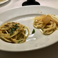 トラットリア グランボッカ - 自家製カラスミのクリームソーススパゲッティーニ＆雲丹のペペロンチーノ
