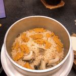 ホテル瑞鳳 - ウニとアワビの炊き込みご飯