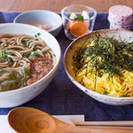 裏乃カフェ - お蕎麦とひつまぶしセット♪