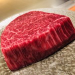 神楽坂 鉄板焼 中むら - 松坂牛チャンピオン牛のシャトーブリアン　80g