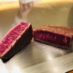 神楽坂 鉄板焼 中むら - 松坂牛チャンピオン牛のシャトーブリアン　80g