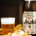 中華そば べんてん - ビールとお通し