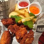 HUB - チキン＆チップス 500円