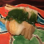 野口太郎 - 筍 熊本のカチョカバロ 木の芽のソース