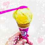 サーティワンアイスクリーム - ミニオンめっちゃフルーツ
            (スモール、コーン)¥280(税込)
