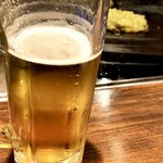 Harajuku Okonomiyaki Andoteppanyaki Yaiyai - 生ビールは裏切らない