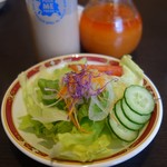 Suteki. Yama - 「ハンバーグ（170g）ランチセット」（1,080円）のサラダ