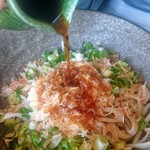 吟八亭 やざ和 - ぶっかけおろしそば（太打ち）