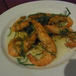 ソフトシェルシュリンプのアーリオオーリオ