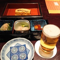 五代目 野田岩 麻布飯倉本店 - お通し三種と鰻まき