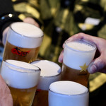 焼肉 大河 - フライングトリビーで乾杯〜♪