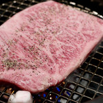 焼肉 大河 - 厚切りサーロインステーキ