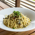 Ristorante 中川オリーブ農園 〇megane - 本日のパスタ　高菜の和風パスタ