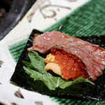 焼肉 大河 - う肉いくら和え