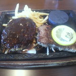 ステーキとハンバーグのさる～ん 長岡店 - おいしんぼステーキランチ