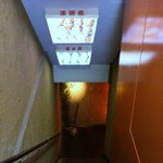 Kaisen Dashi Izakaya Awajishima No Megumi Dashiya - のれんをくぐり階段