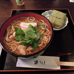 山菜そばセット