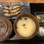 しんぱち食堂 - 3羽いわし定食（アップ）