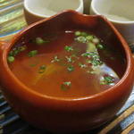 個室の日本酒和バル ハラペコ鶏 - 鶏スープ