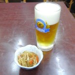Miyoshiya - 生ビールとおとおし