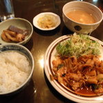 Miyuki - 豚肉のピリ辛キムチみそ炒め定食