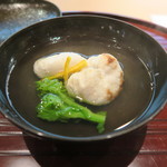 青華こばやし - 炭火焼河豚白子椀