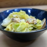 家庭料理 小川 - 春キャベツ あさり