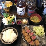 Otoko No Daidokoro Uchi - 牛かつ定食 １０００円税別