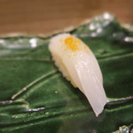 鮨 山浦 - 剣先烏賊　唐墨