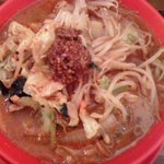 シビれるカラさの旨麺 シビカラ - シビカララーメン(750円) 鬼辛にして、さらにシビ増し・辛増し