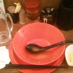 シビれるカラさの旨麺 シビカラ - シビカララーメン 鬼辛にして、さらにシビ増し・辛増し　完食しました。