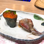 すし処金太郎 - いくら、生ホタルイカ