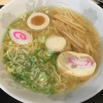 宗谷岬間宮堂 - 元祖帆立らーめん 塩 半味玉