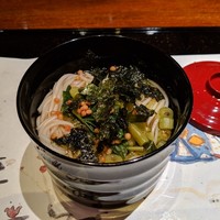 日本料理 幸庵 - 花わさびを添えたにゅうめん