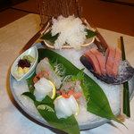 文珠荘 松露亭 - 蟹刺し