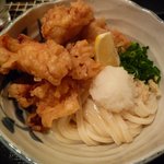 たけうちうどん店 - とり天生醤油うどん（800円）