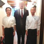 キュニエット - 向かって右がオーナー。左がシェフ。