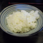 ご飯、セルフです。
