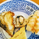 無添くら寿司 - ぷちずしのシャリは、カニマヨ？の巻き寿司！