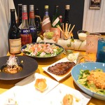 HAMAMORI - 春の宴150分6,000円コース一例