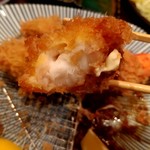 とんかつ檍 - エビフライ